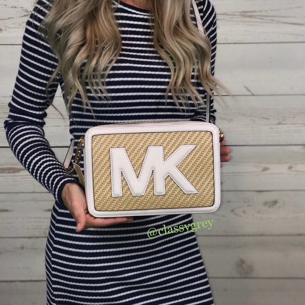 Michael Kors Straw Python Capsule Crossbody